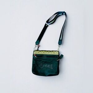 Coach Teal and Olive Crossbody Bag